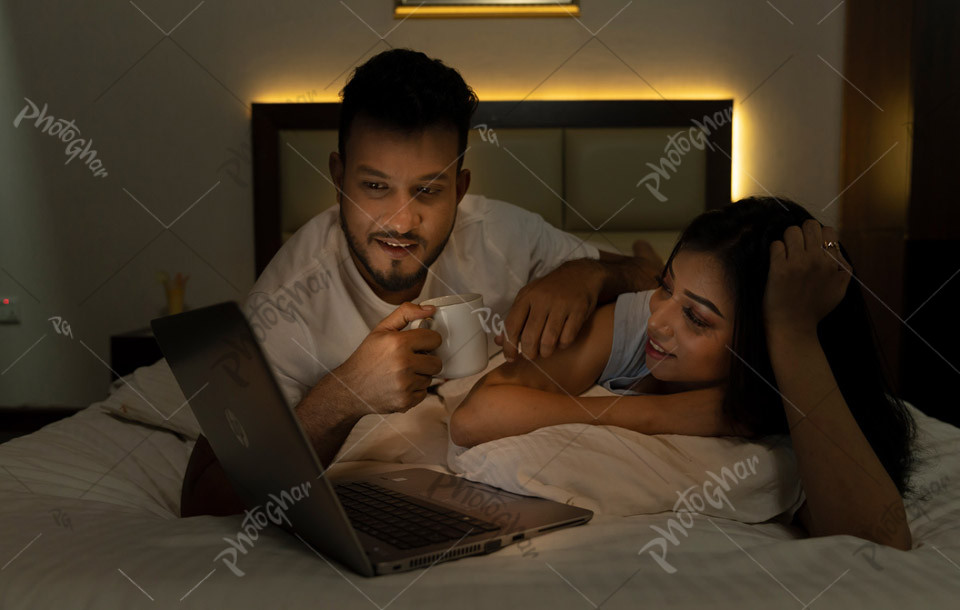 Bangladeshi couple in intimate moments