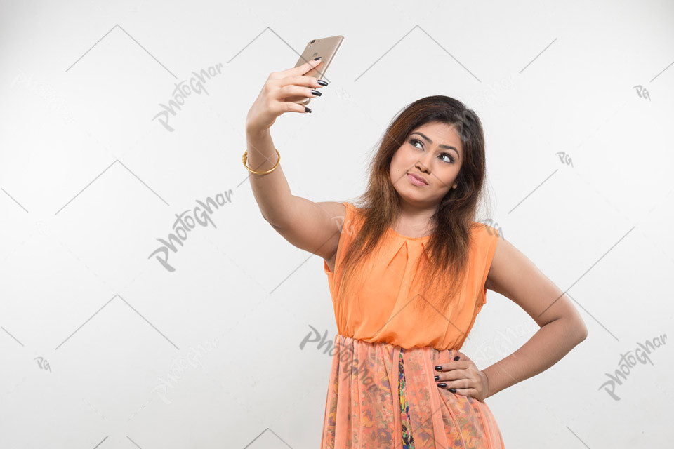 Beautiful selfie girl