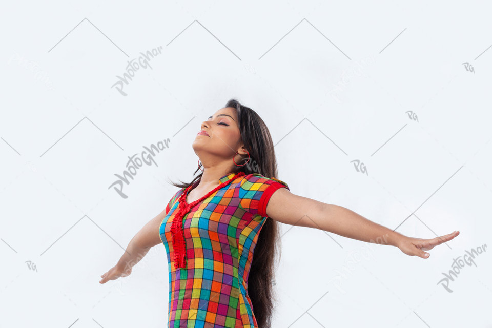 Woman Enjoying Fresh Air