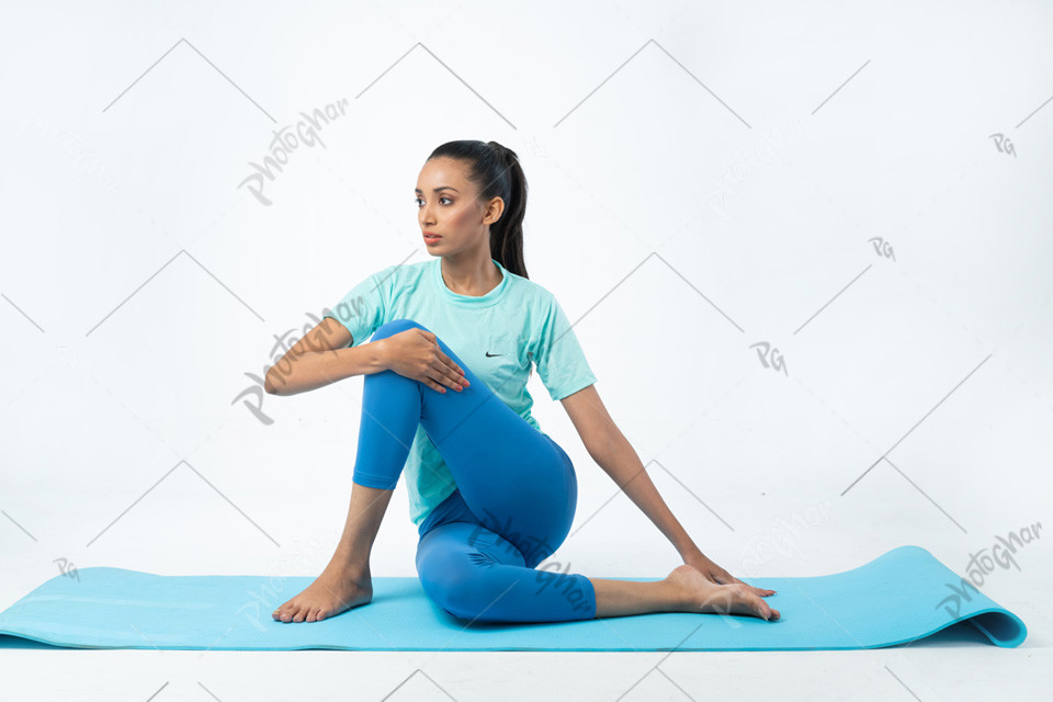 beautiful yoga woman practice