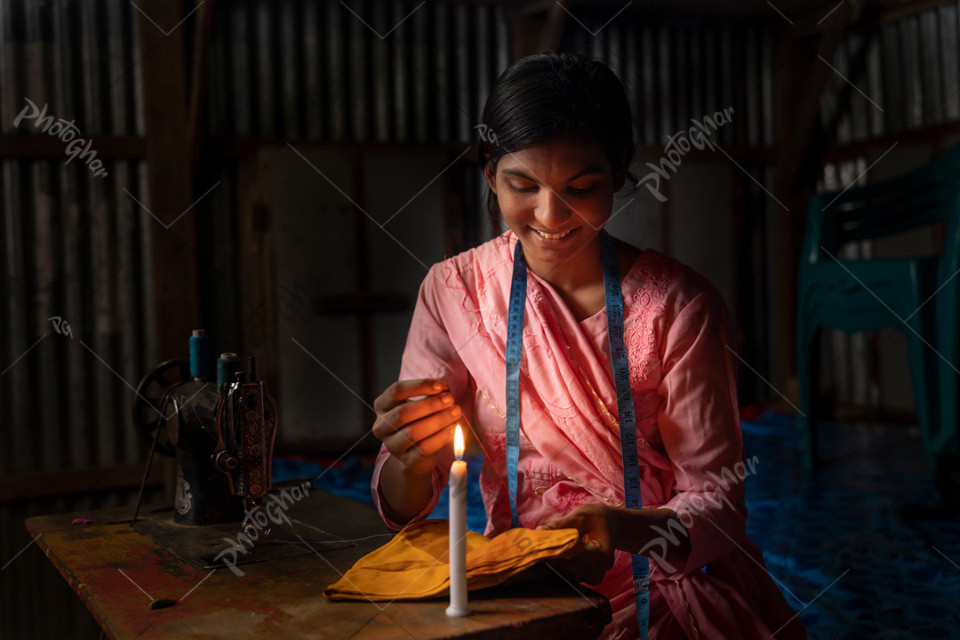 girl entrepreneur of village