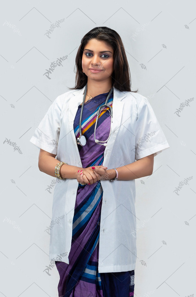 young adult female doctor Confidence look